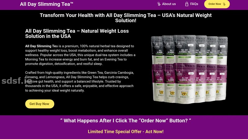All Day Slimming Tea is best purchased from the official website to ensure authenticity and proper support.