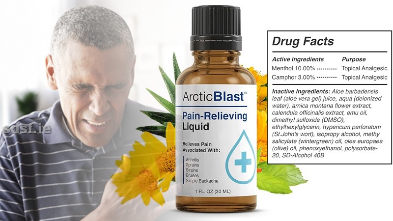 Key ingredients of Arctic Blast: menthol, camphor, and emu oil.