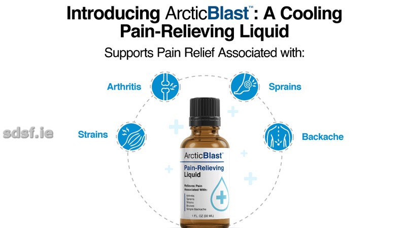 User applying Arctic Blast during morning routine.