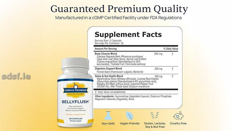 BellyFlush Capsule Bottle
