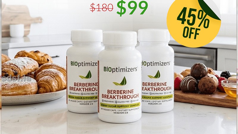 Three-bottle pack of Berberine Breakthrough by BiOptimizers