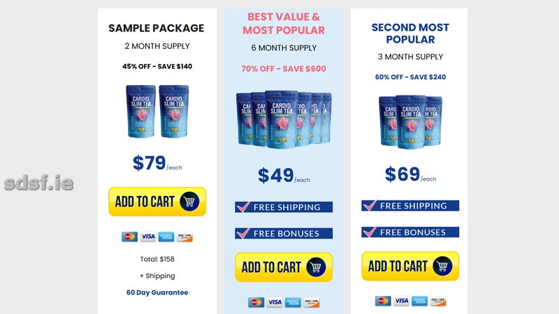 Cardio Slim Tea is best bought from the official website to ensure authenticity, proper storage, and refund eligibility.