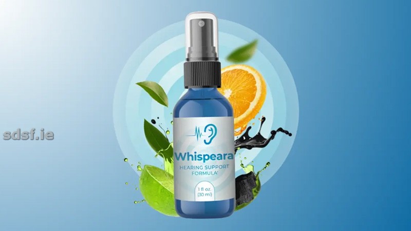 Whispeara bottle with hearing and cognitive benefits